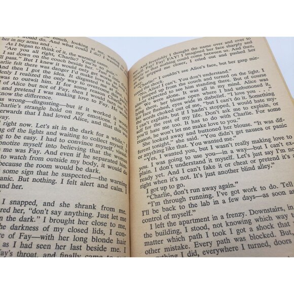 Flowers For Algernon By Daniel Keyes Bantam Paperback - Picture 7 of 9